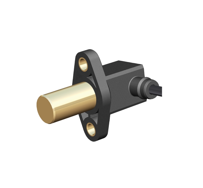 ESHF21816系列霍爾式轉速傳感器-法蘭型-雙耳結構-圓柱形探頭